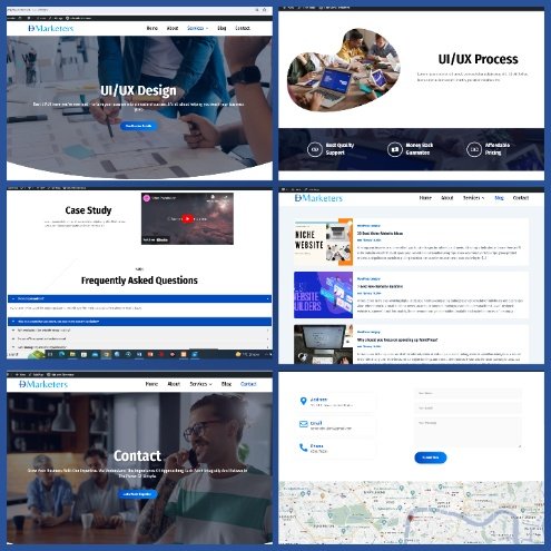 Digital Marketing Website - Contact Page